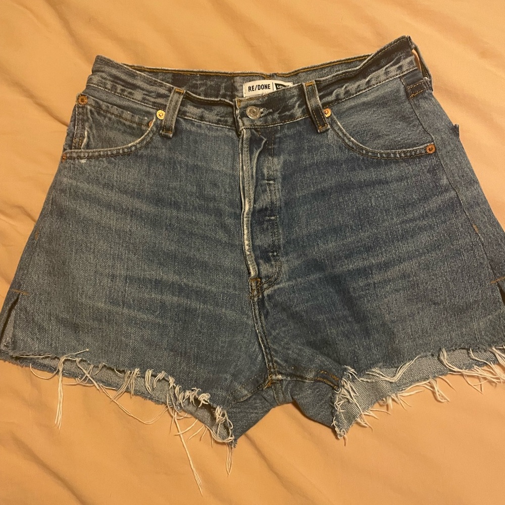 Re/done jean shorts size 26